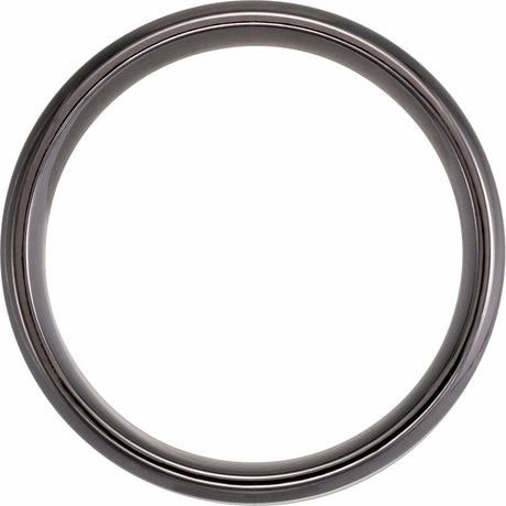Tantalum 8 mm Beveled Comfort-Fit Band Size 7
