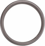 Tantalum 6 mm Stepped-Edge Comfort-Fit Flat Band