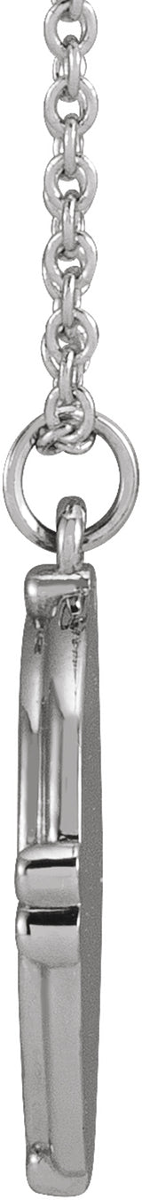 Sterling Silver Butterfly Medallion 16-18" Necklace