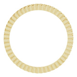 10K Yellow Gold 2 mm Chain Link Band Size 7