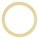 14K Yellow Gold 2 mm Chain Link Band Size 7