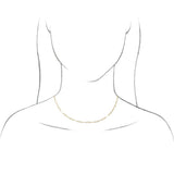 14K Rose Gold 2.6 mm Paperclip-Style 16" Chain
