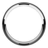 18K White 2.5 mm Milgrain Stepped-Edge Comfort-Fit Flat Band Size 10