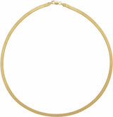 14K Yellow 3.8 mm Flexible Herringbone 24" Chain