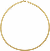 14K Yellow Gold 3.8 mm Flexible Herringbone 18" Chain
