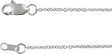 14K White Gold 1 mm Adjustable Cable 6 1/2-7 1/2" Chain
