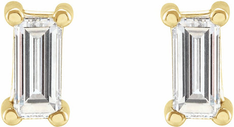 14K Yellow 1/4 CTW Lab-Grown Diamond Stud Earrings