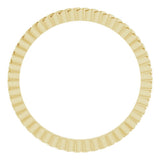 10K Yellow Gold 2 mm Chain Link Band Size 7.5