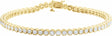 14K Yellow Gold 3 1/6 CTW Natural Diamond Line 7 1/4" Bracelet