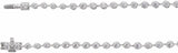 14K White Gold 6 3/4 CTW Lab-Grown Diamond Line 16" Necklace