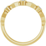 14K Yellow Gold 1/8 CTW Natural Diamond Anniversary Band