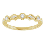 14K Yellow Gold 1/8 CTW Natural Diamond Anniversary Band