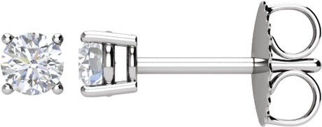 14K White Gold 1/4 CTW Natural Diamond Earrings
