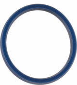 Navy Silicone 7 mm Comfort-Fit Half Round Band