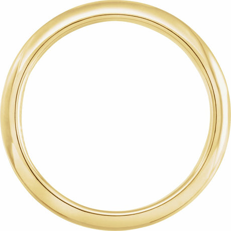10K Yellow Gold 5.5 mm Claddagh Comfort-Fit Flat Band Size 10