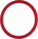 Maroon Silicone 7 mm Comfort-Fit Half Round Band