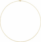 14K Rose Gold-Filled 1.5 mm Cable 20" Chain