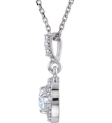 14K White 1 1/5 CTW Lab-Grown Diamond 18" Necklace