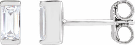14K White Gold 3/8 CTW Lab-Grown Diamond Earrings