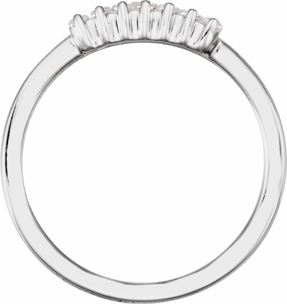 14K White Gold 1/3 CTW Lab-Grown Diamond Ring 
