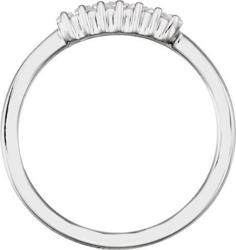 14K White Gold 1/3 CTW Lab-Grown Diamond Ring 