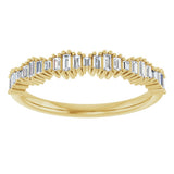 14K Yellow Gold 1/4 CTW Natural Diamond Anniversary Band