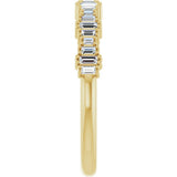 14K Yellow Gold 1/4 CTW Natural Diamond Anniversary Band