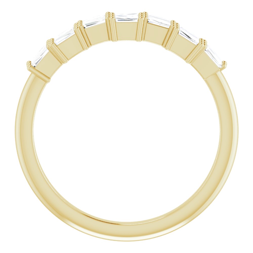 14K Yellow Gold 1/3 CTW Natural Diamond Anniversary Band