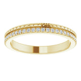 14K Yellow 1/5 CTW Natural Diamond Eternity Band