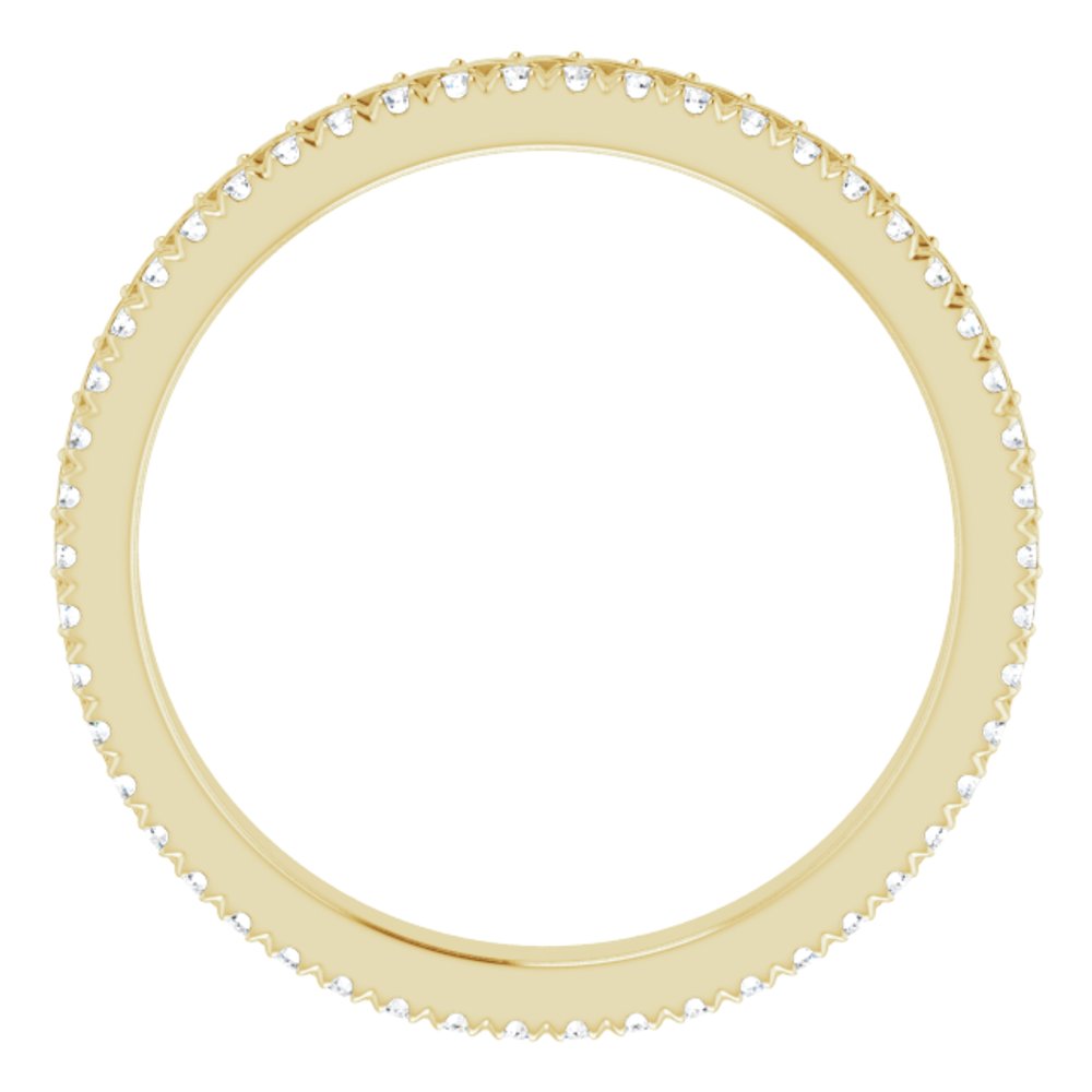 14K Yellow 1/5 CTW Natural Diamond Eternity Band