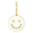 14K Yellow Gold Smiley Face Charm/Pendant
