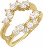 14K Yellow 1 1/4 CTW Natural Diamond Ring Guard