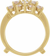 14K Yellow 1 1/4 CTW Natural Diamond Ring Guard