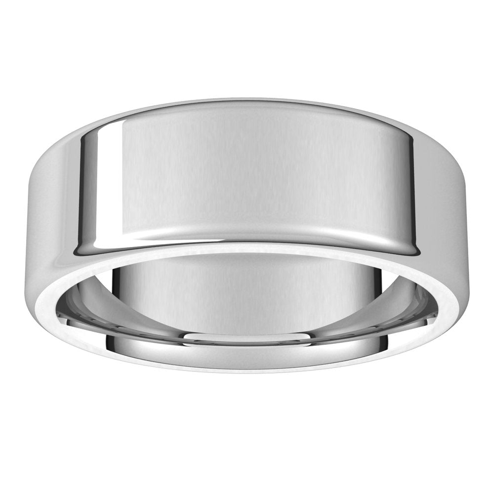 Flat Comfort-Fit Round Edge Band