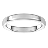 Flat Comfort-Fit Round Edge Band