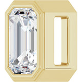 14K Yellow Gold 1/4 CT Lab-Grown Diamond Pendant