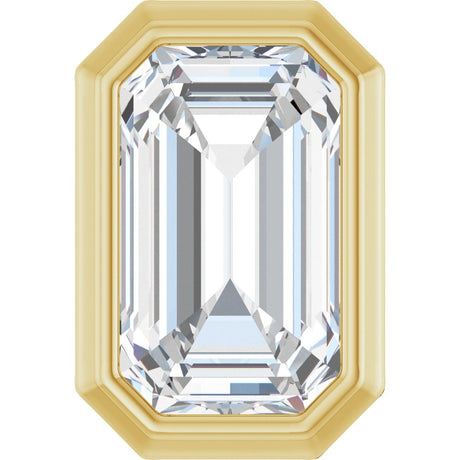 14K Yellow Gold 1/4 CT Natural Diamond Pendant