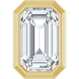 14K Yellow Gold 1/4 CT Natural Diamond Pendant