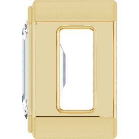 14K White 1/4 CT Lab-Grown Diamond Pendant