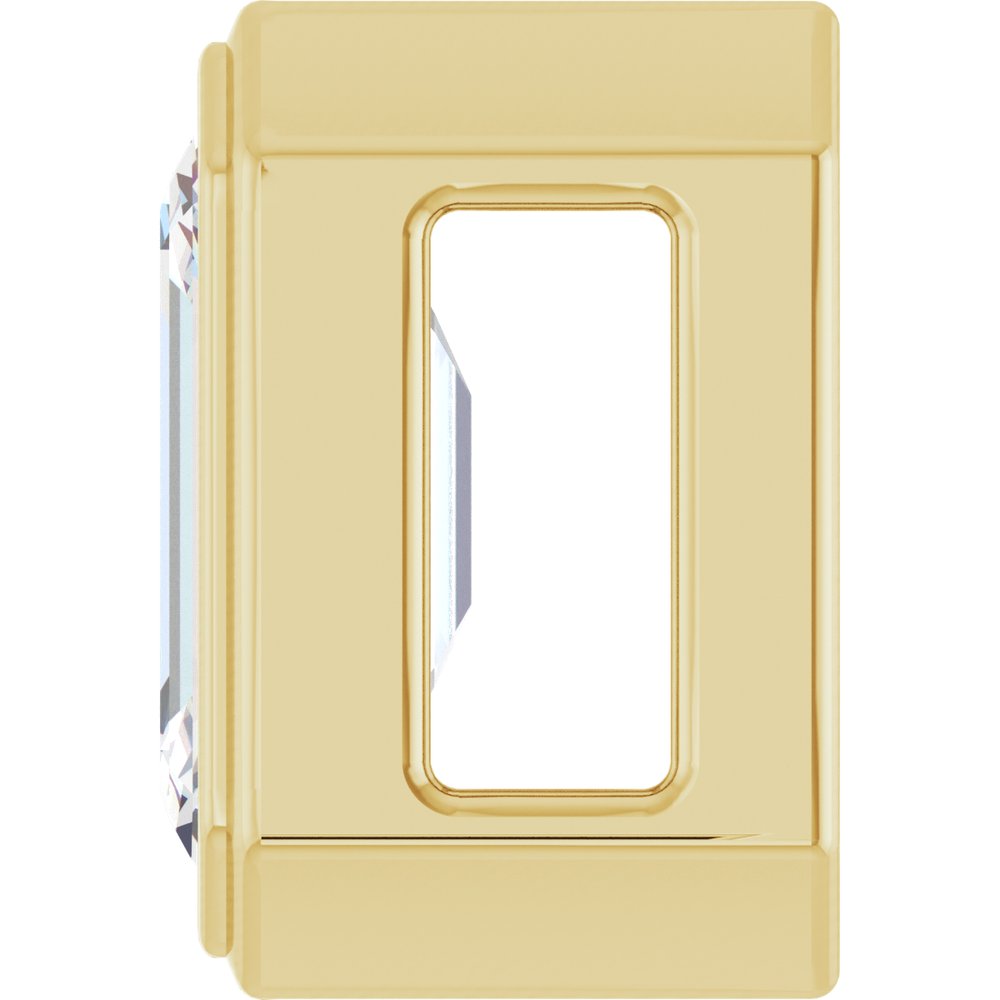 14K Yellow Gold 1/4 CT Natural Diamond Pendant