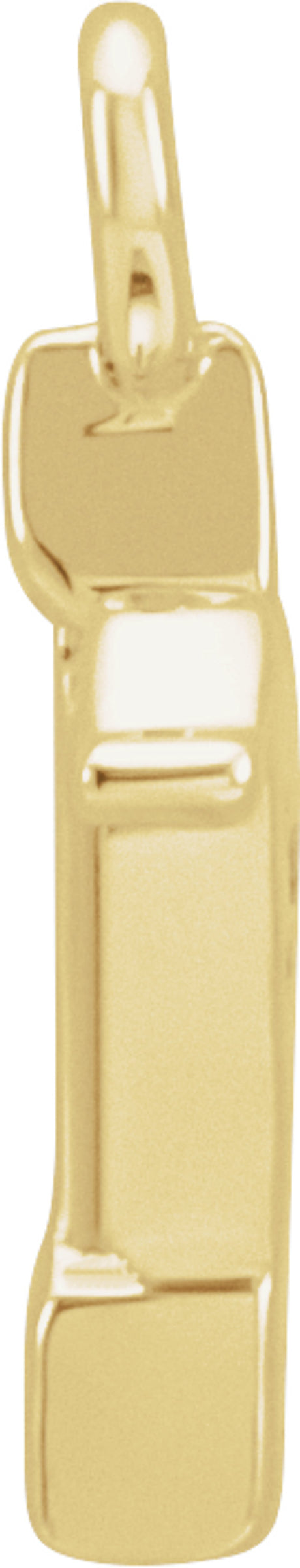 14K Yellow Petite Pavé™ .015 CTW Natural Diamond Sagittarius Dangle