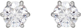 14K White Gold 3/4 CTW Lab-Grown Diamond Earrings