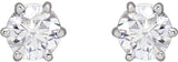 14K White 3/4 CTW Lab-Grown Diamond Earrings