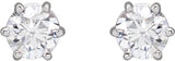 14K White 3/4 CTW Lab-Grown Diamond Earrings