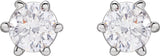 14K White 1/4 CTW Lab-Grown Diamond Earrings