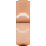 10K Rose Gold 6 mm Lightweight Beveled-Edge Flat Band Size 9