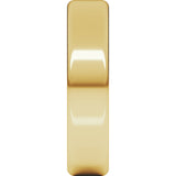 10K Yellow 5 mm Round-Edge Comfort-Fit Flat Band Size 9