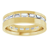 14K Yellow 1 1/3 CTW Lab-Grown Diamond Ring