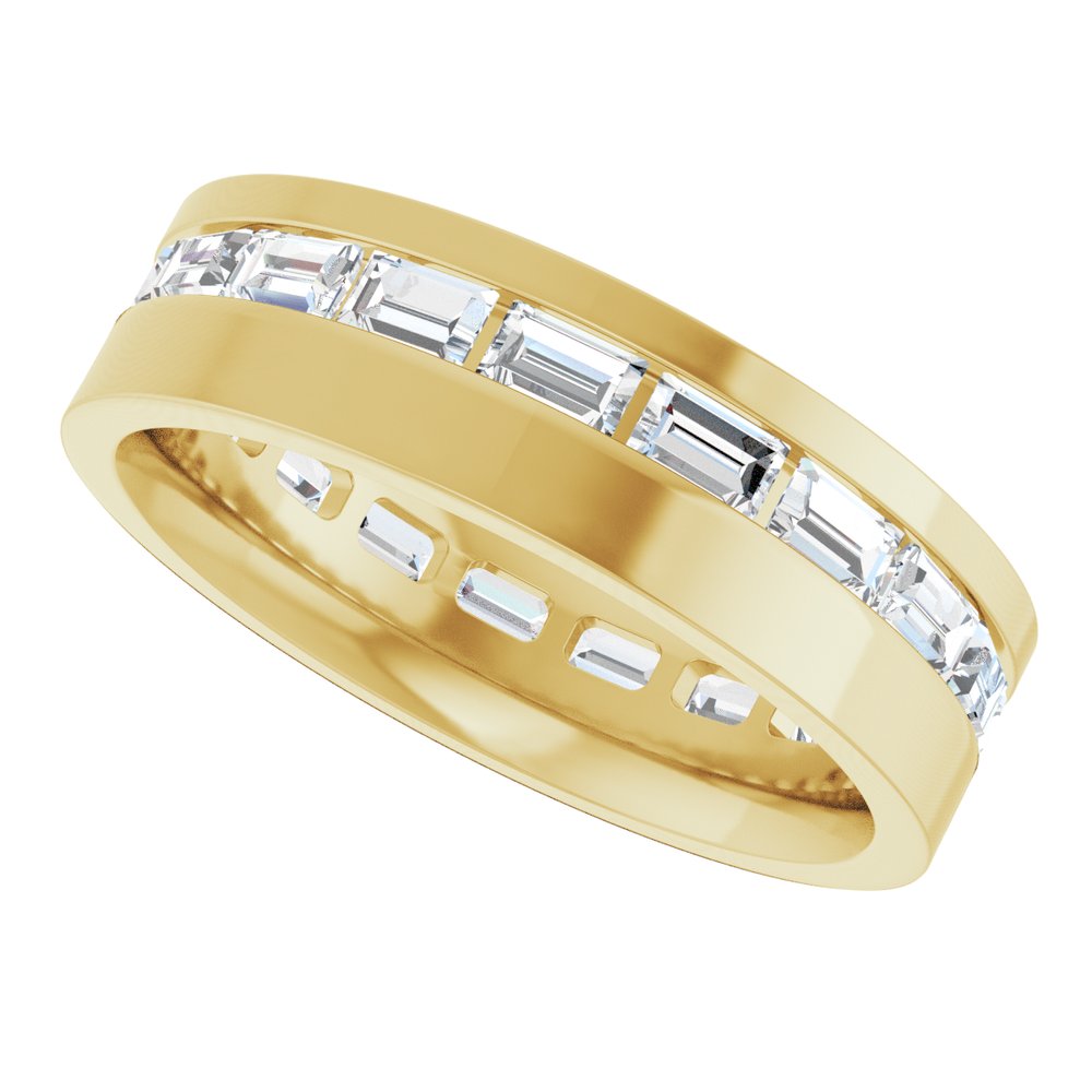 14K Yellow 1 1/3 CTW Lab-Grown Diamond Ring