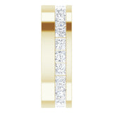 14K Yellow 2 1/4 CTW Lab-Grown Diamond Band